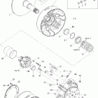 Skandic 600 WTLC 05- drive pulley (593)