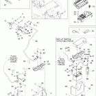 MX Z 600 HO SDI 10- battery, starter and fuse box