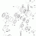 GSX 500 SS Коленчатый вал и поршни (593)