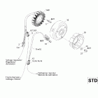 MX Z 500SS Trail/Adrenaline 03- magneto (12v, 360w) (593) (trail)