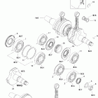 Legend 500 SS Коленчатый вал и поршни (593)