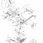 Legend V-1000 Передняя подвеска и лыжи