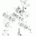 MX Z X 440 Коленвал и поршни