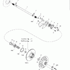 Skandic 500F Ведомый шкив