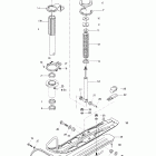 Skandic 600 Передняя подвеска и лыжи