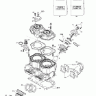 Summit X 800 HO Цилиндр,впускной коллектор и мощност. клапан