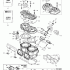 Summit 600 HO/700/800 HO Цилиндр,впускной коллектор и мощност. клапан