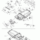 MX Z Rev 600 HO/800/007 Special Edition 09- frame - front and rear
