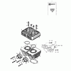 Legend 380F/500F Цилиндр, выпускной коллектор (377)