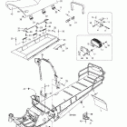 Skandic 440F LT 09- frame, seat and accessories