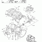 MX Z 500/600/600 HO/700/800 Картер , водяной и масляный насос