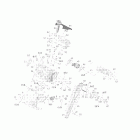 Legend V-1000 01- cylinder, rear side cylinder head