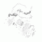 Legend V-1000 01- water pump, alternator, ignition cover