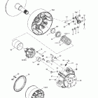 MX Z Rev 600 HO/800/007 Special Edition 05- drive pulley (600 ho)