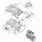 MX Z Rev 600 HO/800/007 Special Edition Картер , водяной и масляный насос