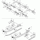 MX Z X 440 Задняя подвеска