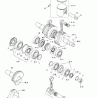Formula Deluxe 500/600/700 Коленчатый вал и поршни (493, 593)