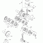 Summit 600/700/800 Коленчатый вал и поршни (593)