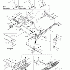 MX Z 500/600/700/800 Передняя подвеска и лыжи