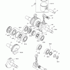 Formula Deluxe 500/600/700 Коленчатый вал и поршни (693)