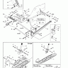 Legend 380F/500F Передняя подвеска и лыжи