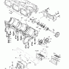 Mach Z Картер ,мощностной клапан и водяной насос
