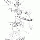 Summit 500 F Крепление двигателя и глушитель