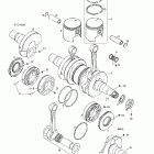 Skandic 440F Коленвал и поршни
