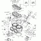 Grand Touring 500/600/700 Цилиндр,впускной коллектор и мощност. клапан