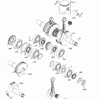 MX Z X 440 F Коленвал и поршни