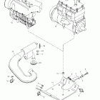 Skandic 500F/600 Опора двигателя