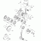 MX Z 500/600/700 Коленвал и поршни - 2
