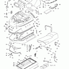 Skandic 500F/600 09- cab, console, seat 2