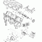 Grand Touring 800 SE Картер, пластинчатый клапан, водяной насос (809)
