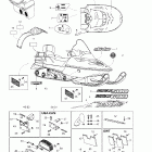 Skandic 500F/600 Наклейки и акссесуары