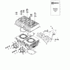 Skandic 500F/600 Цилиндр, выпускной коллектор (503)
