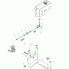 Skandic 500F/600 02- oil tank and support (503)