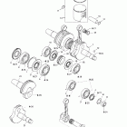MX Z 800 Коленвал и поршни