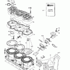 Grand Touring 800 SE Цилиндр, выпускной коллектор (809)