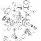 Formula Deluxe 500 F Коленвал и поршни