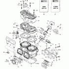 MX Z 500/600/700 Цилиндр,впускной коллектор и мощност. клапан