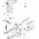 MX Z X 440 F Картер трансмиссии