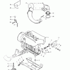 Formula Deluxe 380 F Крепление двигателя и глушитель