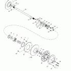 MX Z 600 SB Ведомый шкив