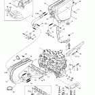 Grand Touring 700 Крепление двигателя и глушитель