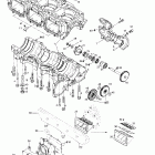 Mach 1 R Картер, пластинчатый клапан, водяной насос (699)