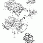 Formula Z 600/700 01- crankcase, water pump and oil pump 2