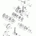 MX Z 700 Коленвал и поршни