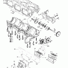 Formula III 800 01- crankcase, reed valve, water pump 2