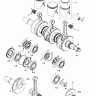 Formula III 800 Коленвал и поршни